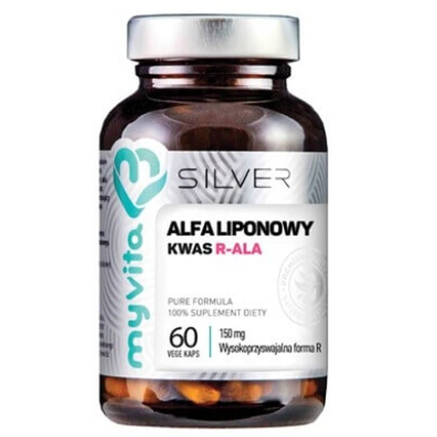 MyVita Silver Alpha Lipoic Acid, 60 капсул: цены и характеристики