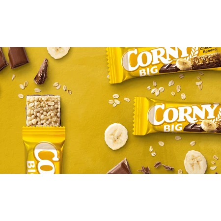 Батончик Corny BIG злаковий батончик бананово-шоколадний 50 г: ціни та характеристики