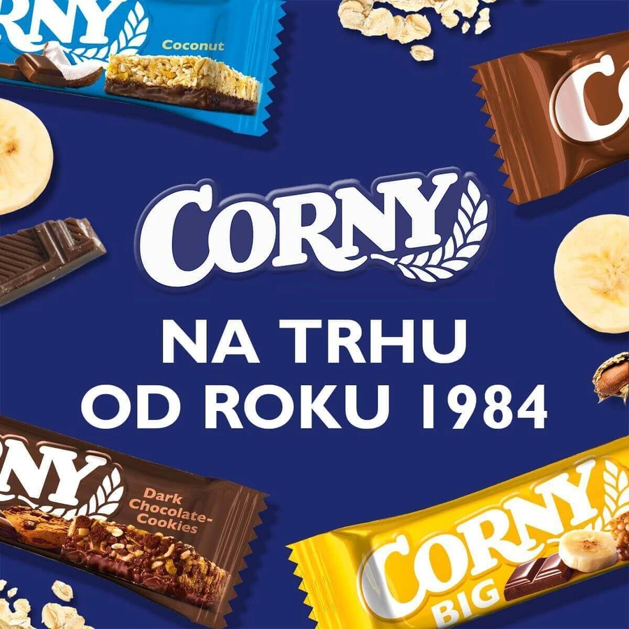 Батончик Corny BIG злаковий батончик бананово-шоколадний 50 г: ціни та характеристики