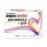 Aspacardio Mix Omega3 + Q10 Terapia, 30 капсул