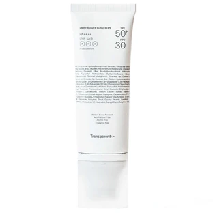 Солнцезащитный крем для лица Transparent Lab Lightweight Sunscreen SPF50+, 100 мл