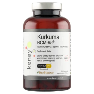 Kenay Turmeric BCM-95 с пиперином, 300 капсул