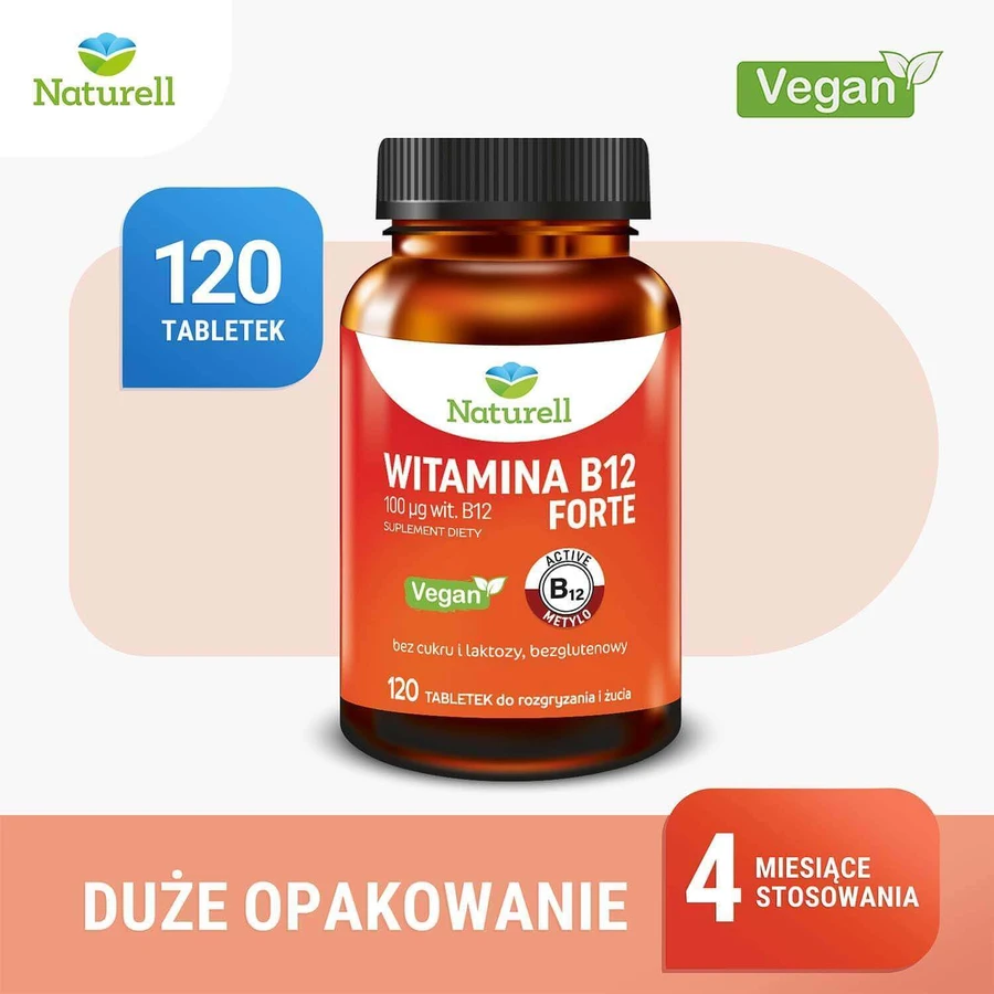 Naturell Vitamin B12 Forte, 120 жевательных таблеток: цены и характеристики