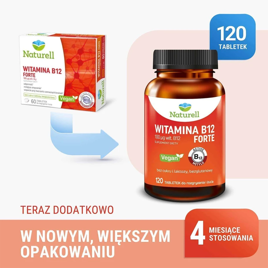 Naturell Vitamin B12 Forte, 120 жевательных таблеток: цены и характеристики