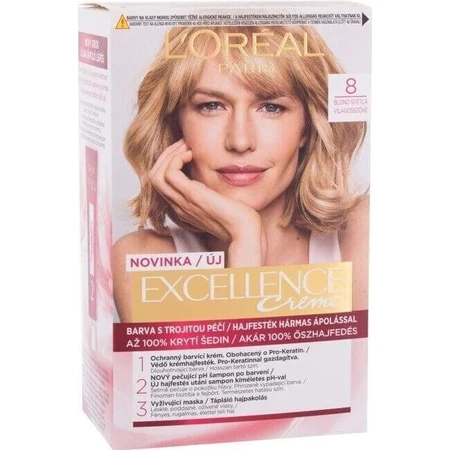 L'Oréal Paris Excellence Nudes Copper 8UR Універсальна світло-мідна фарба для волосся 1×1 шт, стійка фарба для волосся: ціни та характеристики