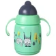 Чашка с соломинкой, + 6 месяцев, зеленая, Tommee Tippee