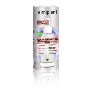 Сироватка для обличчя проти пігментних плям Glow Expert 4D, 30 мл, Elmiplant