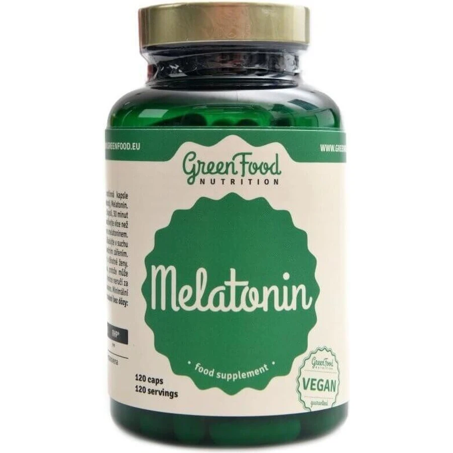 Пищевая добавка GreenFood Nutrition Мелатонин 1×120cps: цены и характеристики