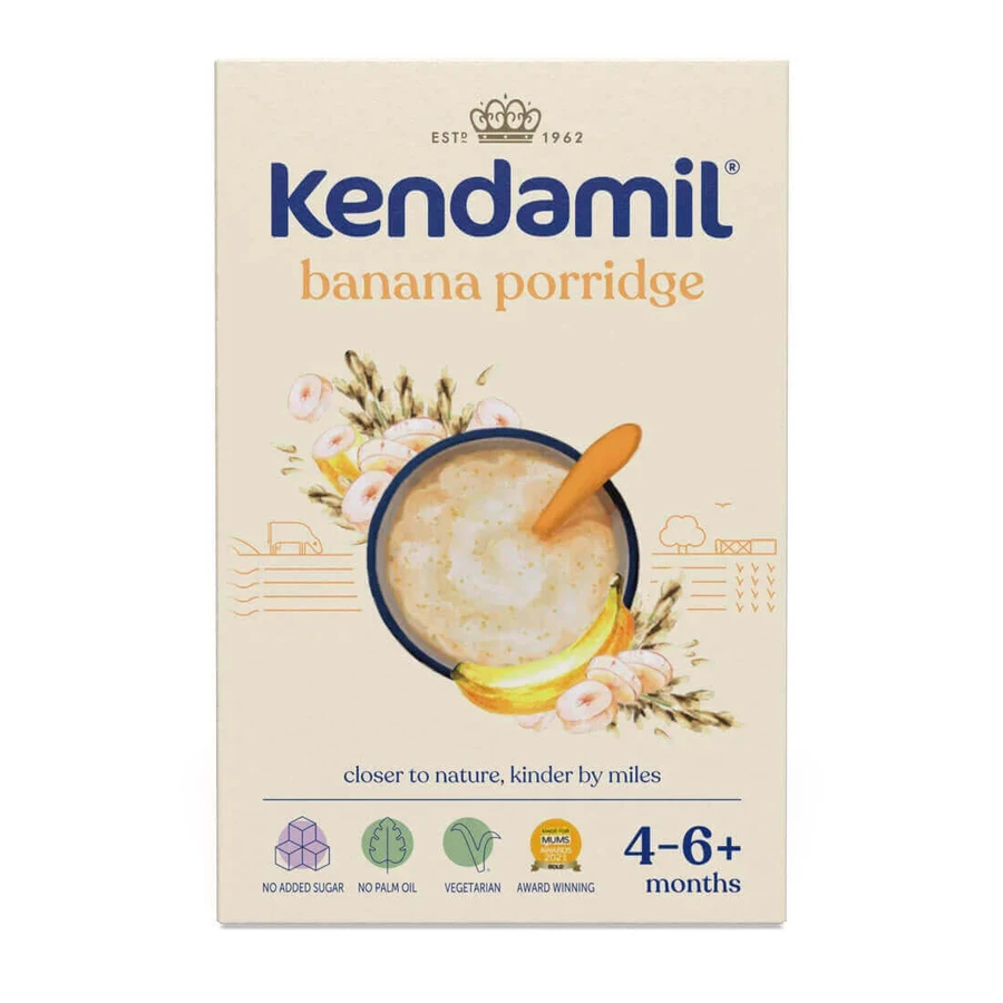 Суха молочна каша Kendamil з бананом для дітей від 4-6 місяців, 150 г: ціни та характеристики