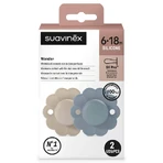 Suavinex Wonder SX Pro, фізіологічний манекен, силіконовий, сірий, морський, 6-18 місяців, 2 шт.: ціни та характеристики