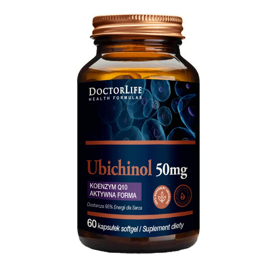 Doctor Life Ubiquinol 50 мг, активная форма коэнзима Q10, 60 капсул: цены и характеристики