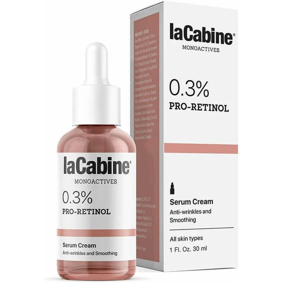 Сыворотка-крем Monoactives 0,3% Pro-Retinol, 30 мл, La Cabine: цены и характеристики