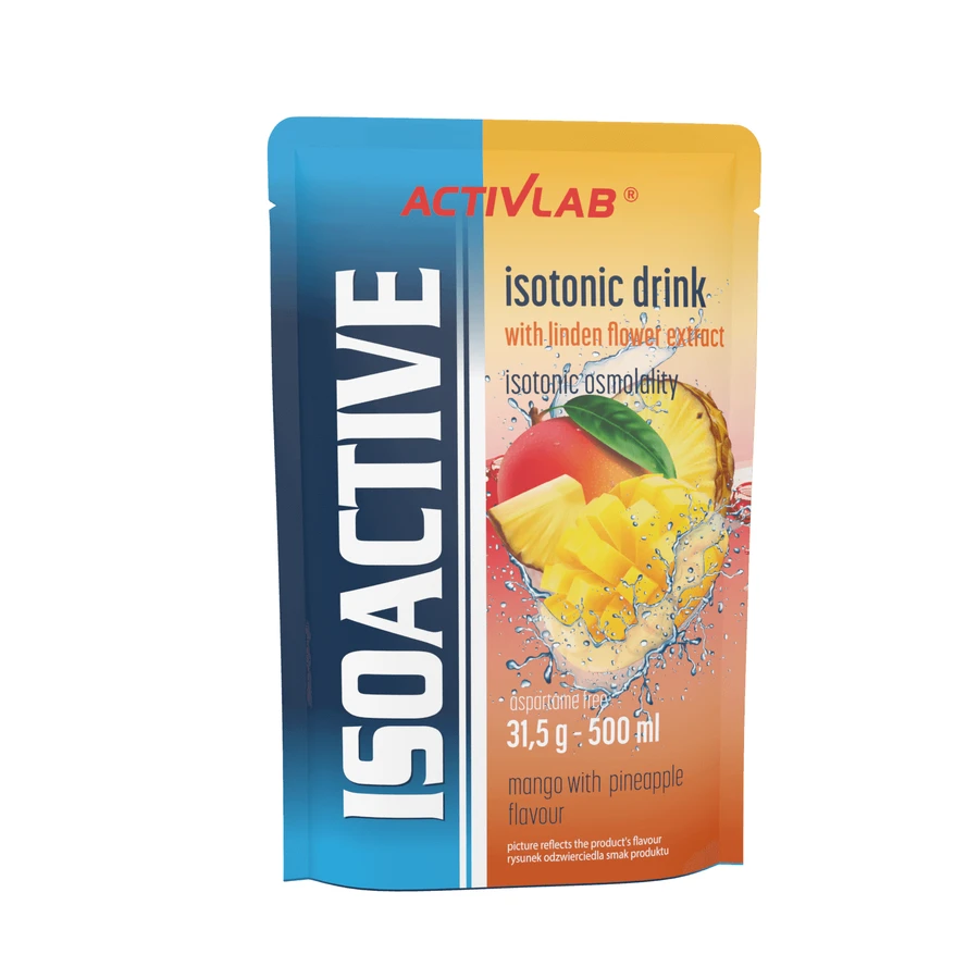 Activlab Isoactive, концентрат изотонического напитка, манго-ананас, 20 пакетиков: цены и характеристики