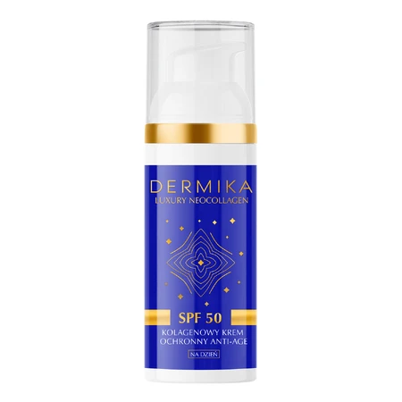 Dermika Luxury Neocollagen, коллагеновый защитный антивозрастной крем, дневной, SPF 50, 50 мл: цены и характеристики