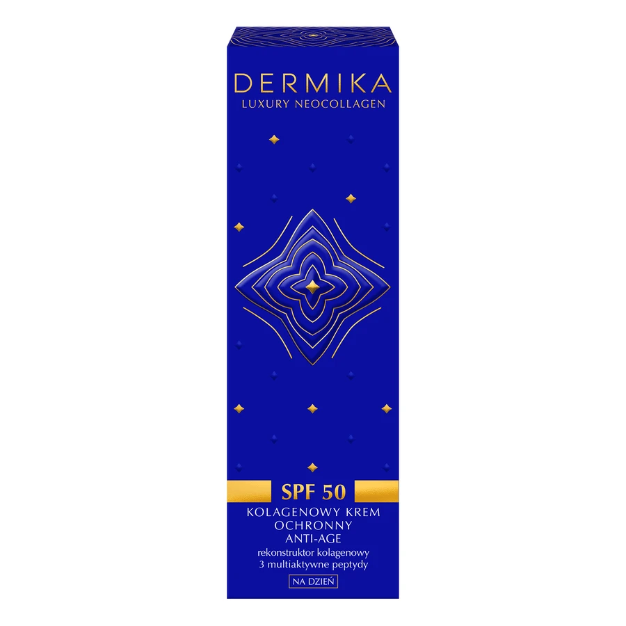 Dermika Luxury Neocollagen, коллагеновый защитный антивозрастной крем, дневной, SPF 50, 50 мл: цены и характеристики