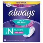 Always Dailies Fresh Protect, гігієнічні прокладки, нормальні, 58 шт.: ціни та характеристики