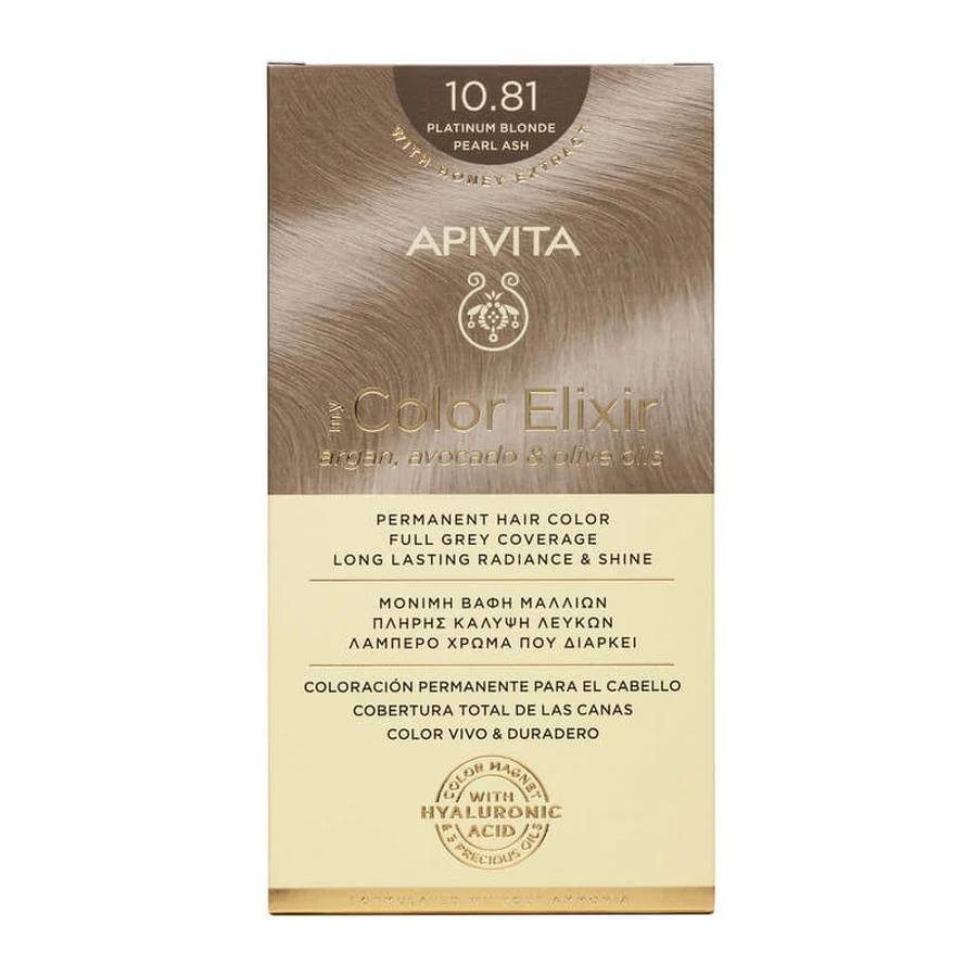 Краска для волос My Color Elixir, оттенок 10.81, Apivita: цены и характеристики