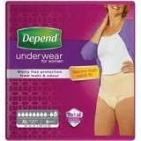 DEPEND MAXIMAL XL для жінок 1×9 шт, стрейч-труси, обхват стегон 120-105 см