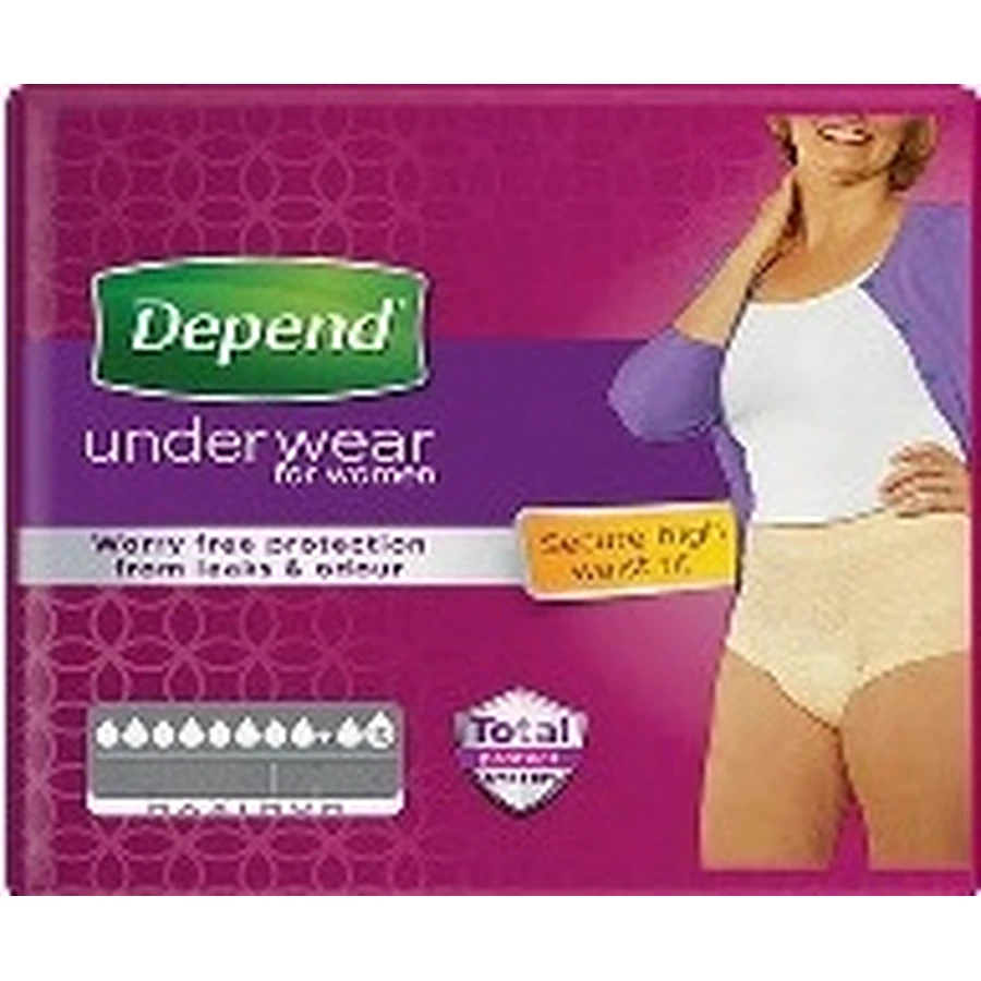 DEPEND MAXIMAL XL для жінок 1×9 шт, стрейч-труси, обхват стегон 120-105 см: ціни та характеристики