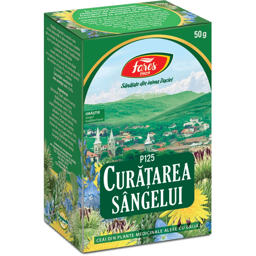 Чай кровоспинний, Р125, 50 г, Fares: ціни та характеристики