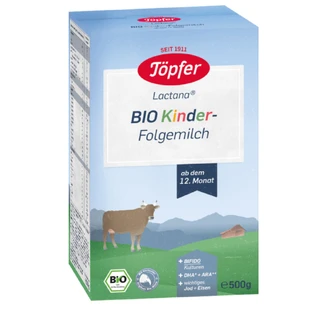 Сухая молочная смесь Topfer Organic Kinder, с 12 месяцев, 500 г