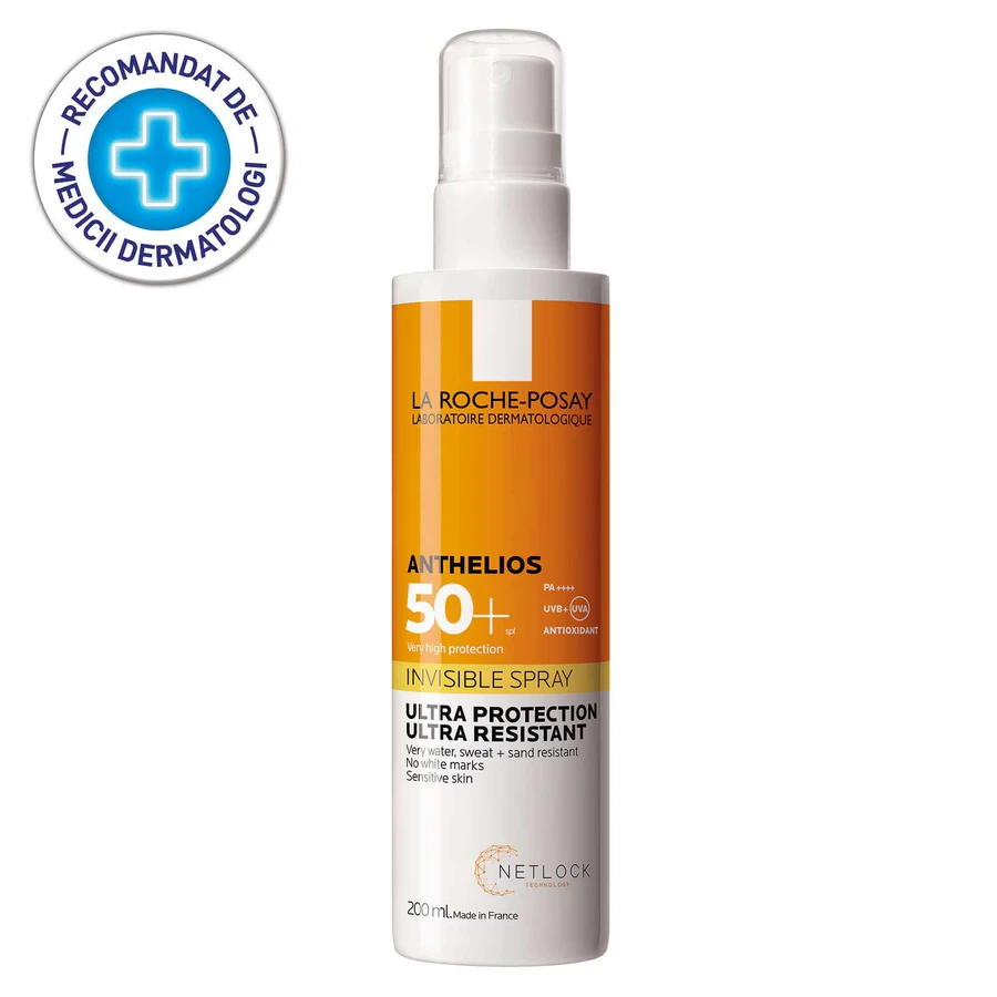 Спрей для тіла La Roche-Posay Anthelios Invisible Sun Protection Spray SPF 50+, 200 мл: ціни та характеристики