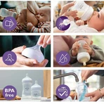 Philips Avent Стартовий набір для новонароджених "Природна реакція", скло 8 шт.: ціни та характеристики