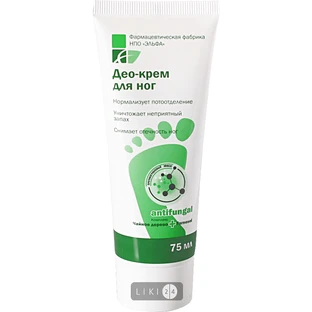 Део-крем для ніг Elfa Pharm Farnesol 75 мл