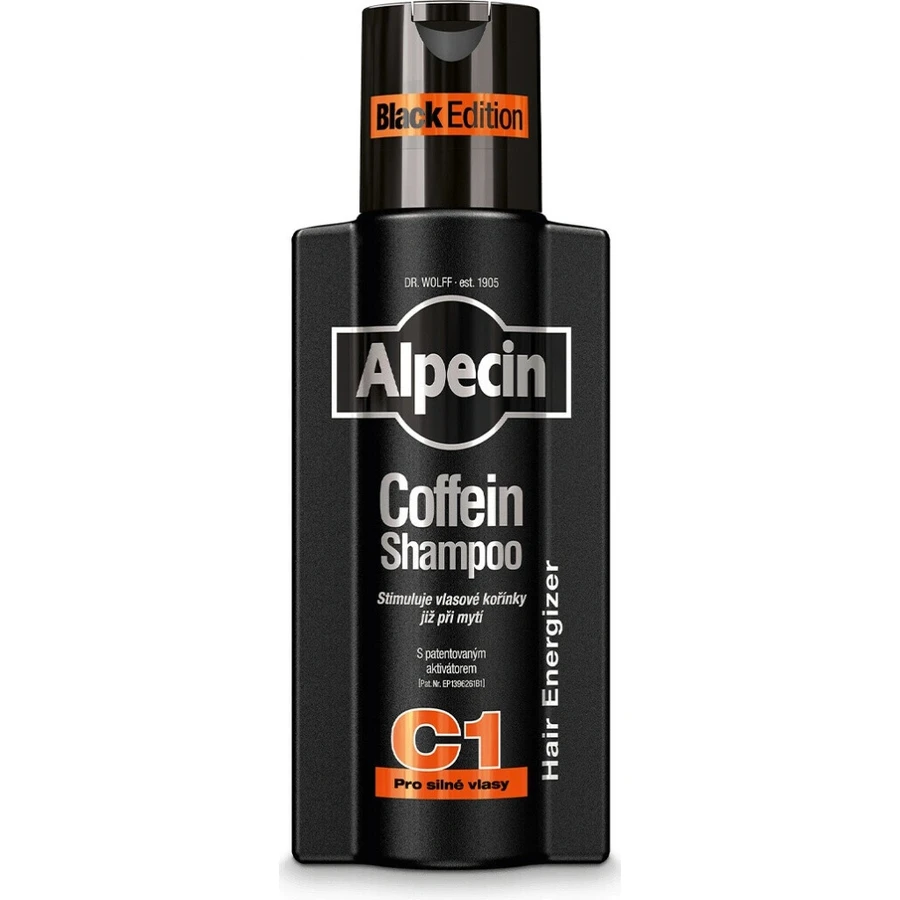ALPECIN Energizer Coffein Shampoo C1 Black Edition 1×375 мл, шампунь: ціни та характеристики