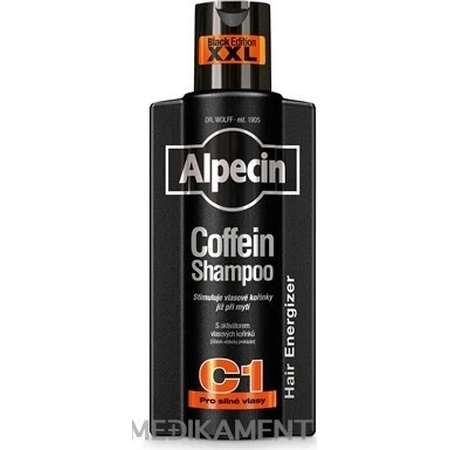 ALPECIN Energizer Coffein Shampoo C1 Black Edition 1×375 мл, шампунь: ціни та характеристики