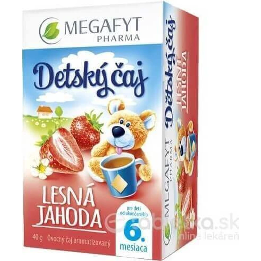 МЕГАФІТ Дитячий чай ЛІСОВА ЯГОДА 20×2 г (40 г), чай фруктовий: ціни та характеристики