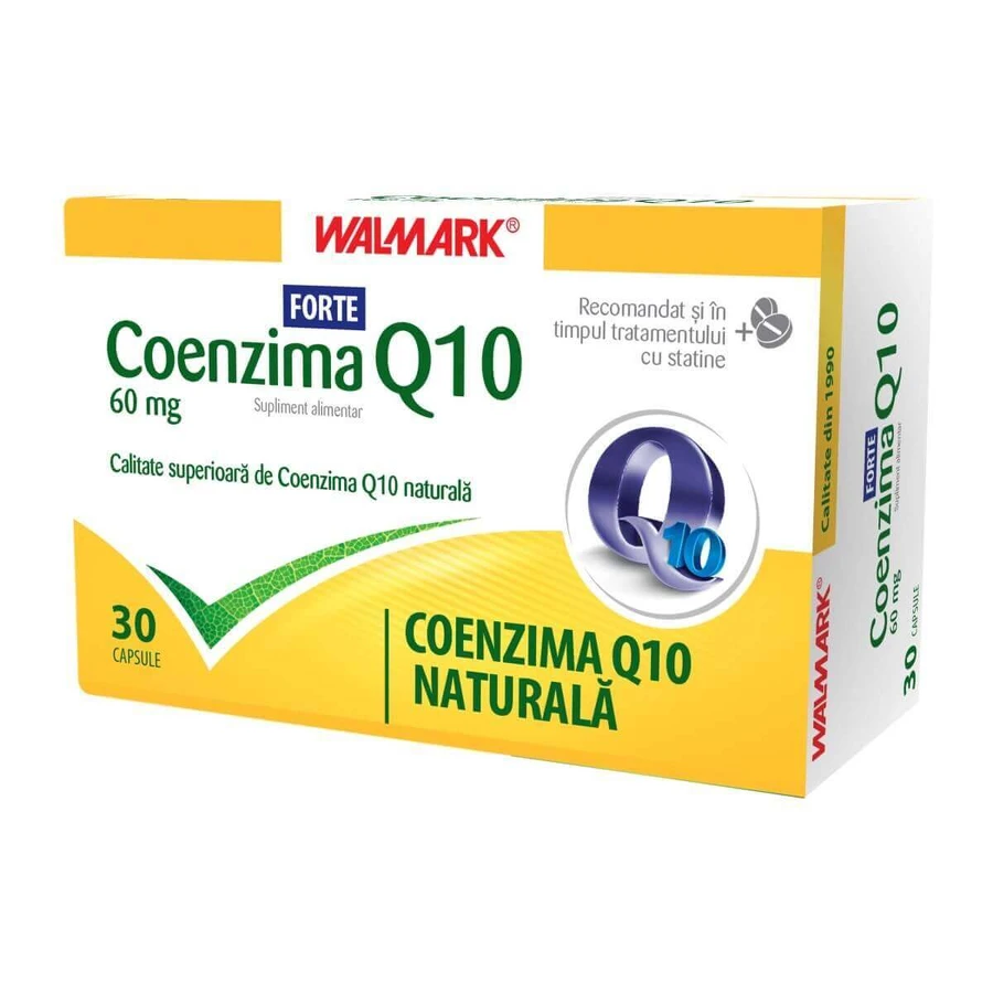 Коензим Q10 Форте 60 мг, 30 таблеток, Walmark: ціни та характеристики