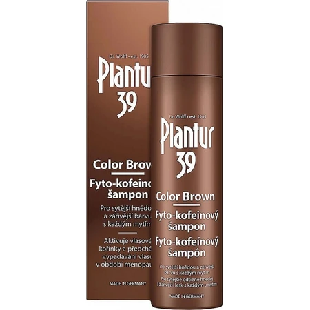 Plantur 39 Color Brown Phyto-Caffeinated Shampoo 1×250 мл, шампунь з кофеїном: ціни та характеристики