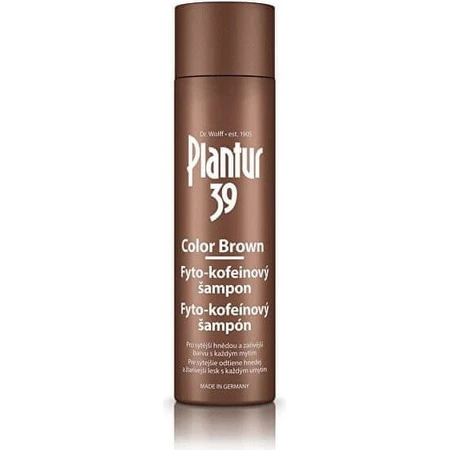 Plantur 39 Color Brown Phyto-Caffeinated Shampoo 1×250 мл, шампунь з кофеїном: ціни та характеристики