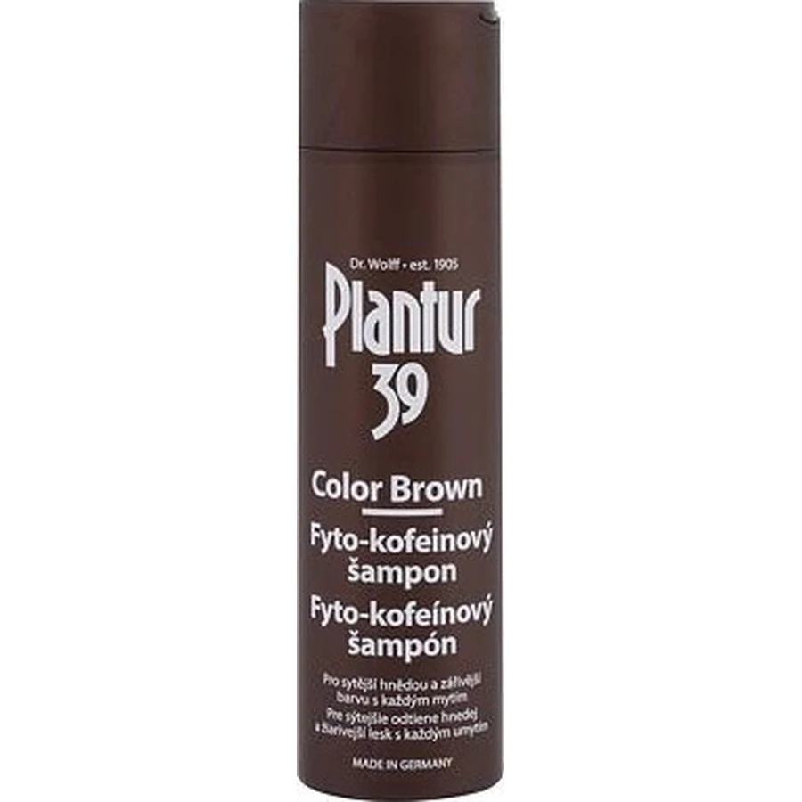 Plantur 39 Color Brown Phyto-Caffeinated Shampoo 1×250 мл, шампунь з кофеїном: ціни та характеристики