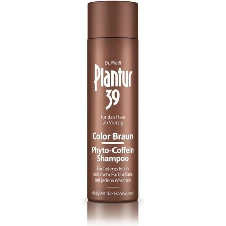 Plantur 39 Color Brown Phyto-Caffeinated Shampoo 1×250 мл, шампунь з кофеїном: ціни та характеристики