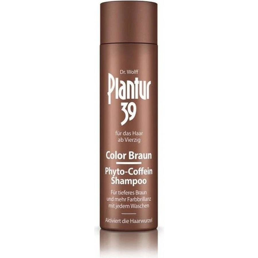 Plantur 39 Color Brown Phyto-Caffeinated Shampoo 1×250 мл, шампунь з кофеїном: ціни та характеристики