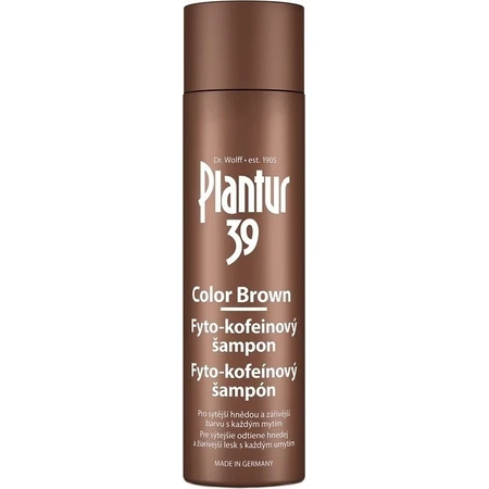 Plantur 39 Color Brown Phyto-Caffeinated Shampoo 1×250 мл, шампунь з кофеїном: ціни та характеристики