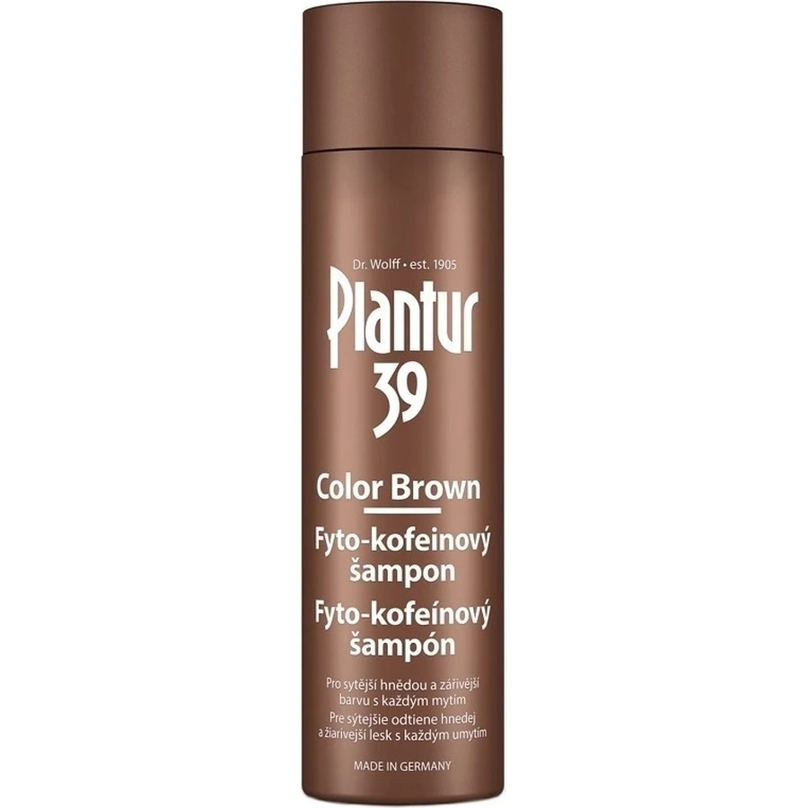 Plantur 39 Color Brown Phyto-Caffeinated Shampoo 1×250 мл, шампунь з кофеїном: ціни та характеристики