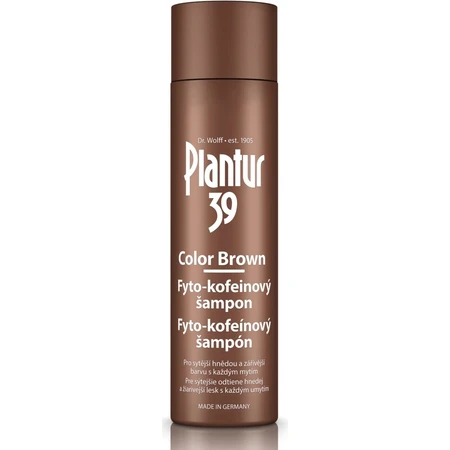 Plantur 39 Color Brown Phyto-Caffeinated Shampoo 1×250 мл, шампунь з кофеїном: ціни та характеристики