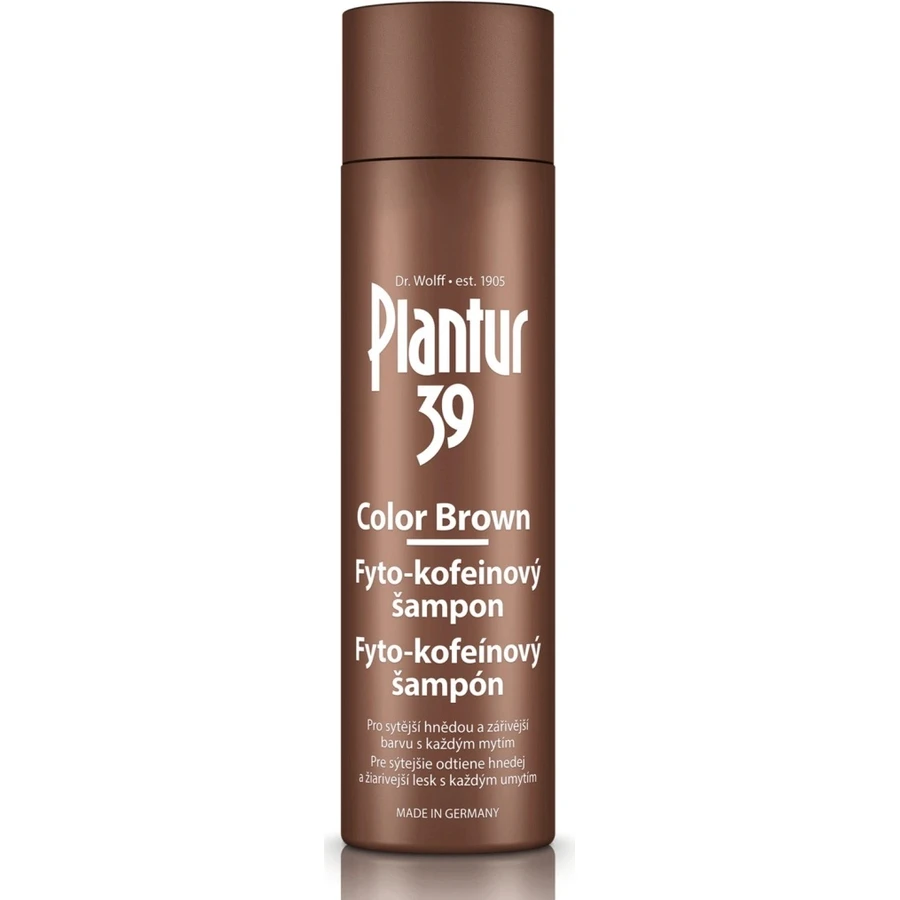 Plantur 39 Color Brown Phyto-Caffeinated Shampoo 1×250 мл, шампунь з кофеїном: ціни та характеристики