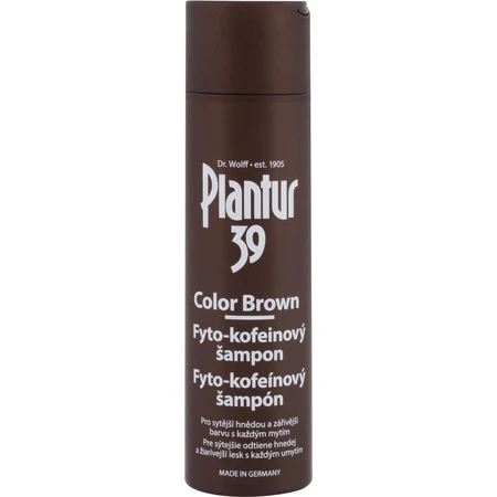 Plantur 39 Color Brown Phyto-Caffeinated Shampoo 1×250 мл, шампунь з кофеїном: ціни та характеристики