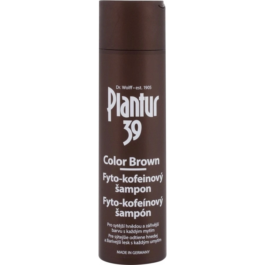 Plantur 39 Color Brown Phyto-Caffeinated Shampoo 1×250 мл, шампунь з кофеїном: ціни та характеристики