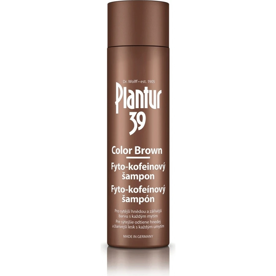 Plantur 39 Color Brown Phyto-Caffeinated Shampoo 1×250 мл, шампунь з кофеїном: ціни та характеристики