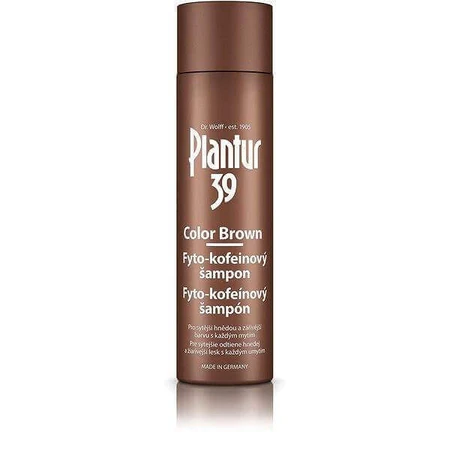 Plantur 39 Color Brown Phyto-Caffeinated Shampoo 1×250 мл, шампунь з кофеїном: ціни та характеристики