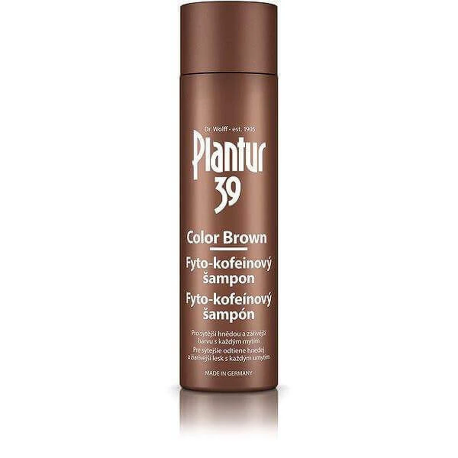 Plantur 39 Color Brown Phyto-Caffeinated Shampoo 1×250 мл, шампунь з кофеїном: ціни та характеристики