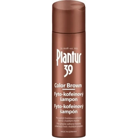 Plantur 39 Color Brown Phyto-Caffeinated Shampoo 1×250 мл, шампунь з кофеїном: ціни та характеристики
