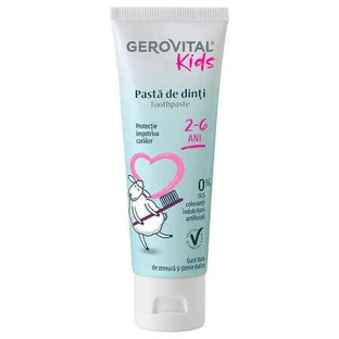 Зубная паста 2-6 лет, 50 мл, Gerovital Kids