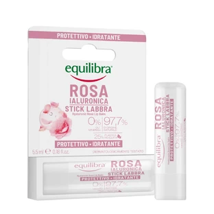 Бальзам для губ Equilibra Rose с гиалуроновой кислотой, 5,5 мл