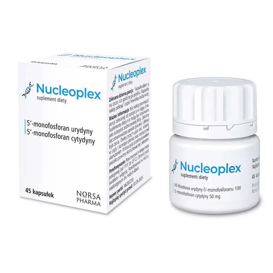 Нуклеоплекс Norsa Pharma Nucleoplex, 45 капсул: цены и характеристики